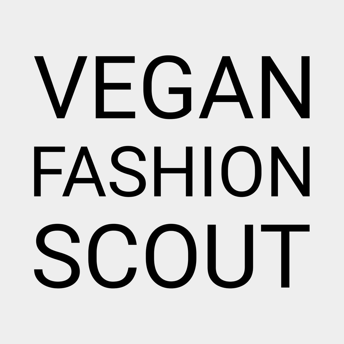 vegan fashion scout